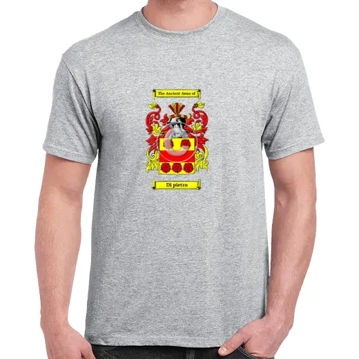 Di pietro Grey Coat of Arms T-Shirt
