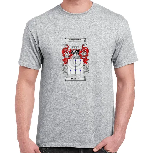 Duckers Grey Coat of Arms T-Shirt