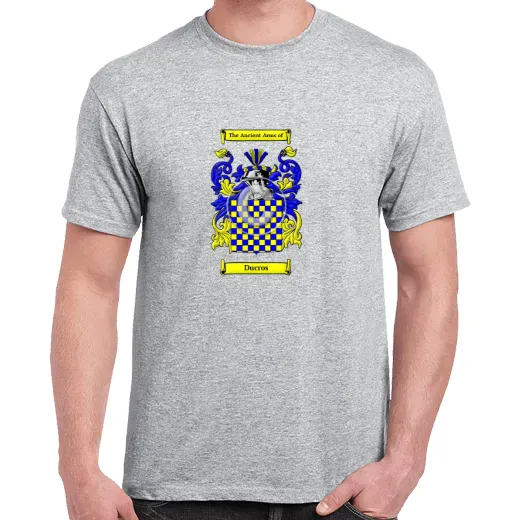 Ducros Grey Coat of Arms T-Shirt