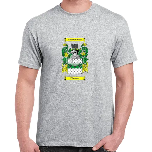 Ellanson Grey Coat of Arms T-Shirt