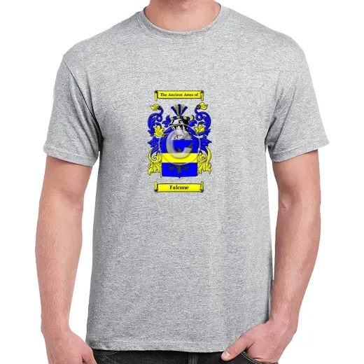 Falcone Grey Coat of Arms T-Shirt