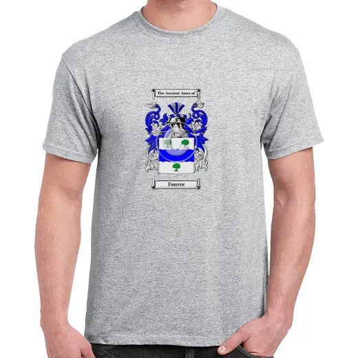 Fauvre Grey Coat of Arms T-Shirt