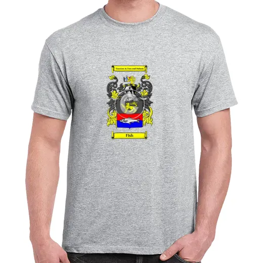 Fish Grey Coat of Arms T-Shirt