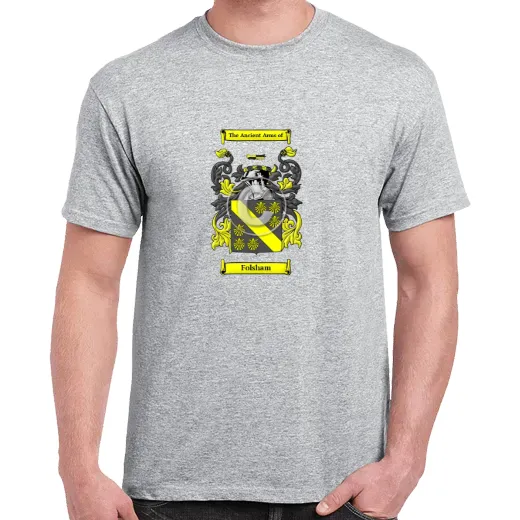 Folsham Grey Coat of Arms T-Shirt