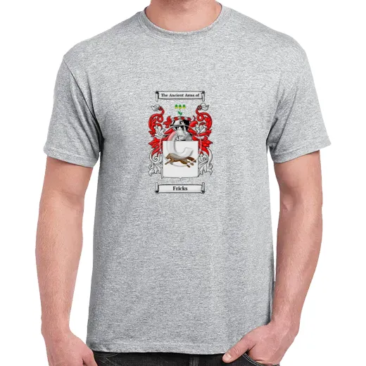 Fricks Grey Coat of Arms T-Shirt