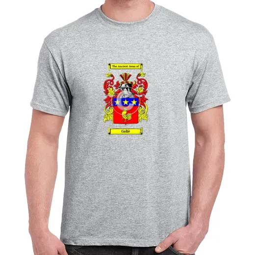 Galiè Grey Coat of Arms T-Shirt