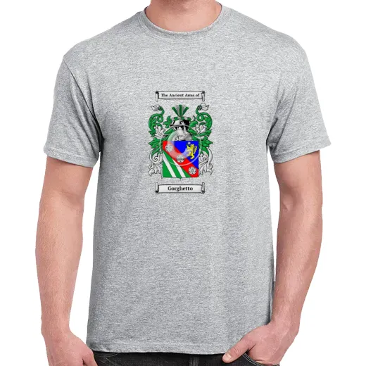 Gorghetto Grey Coat of Arms T-Shirt