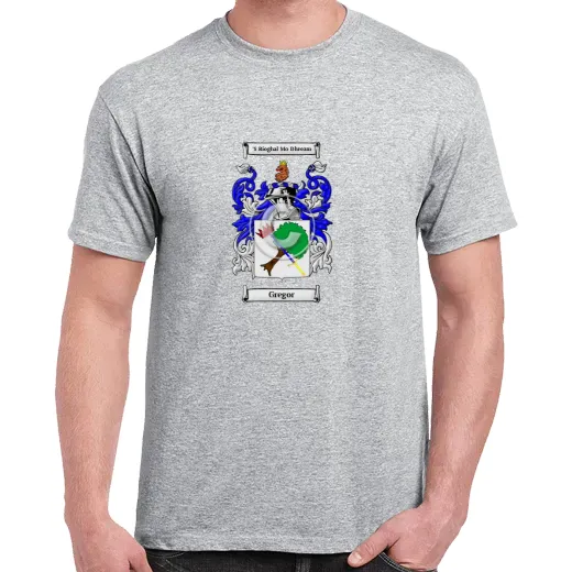 Gregor Grey Coat of Arms T-Shirt