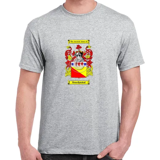 Heardymind Grey Coat of Arms T-Shirt