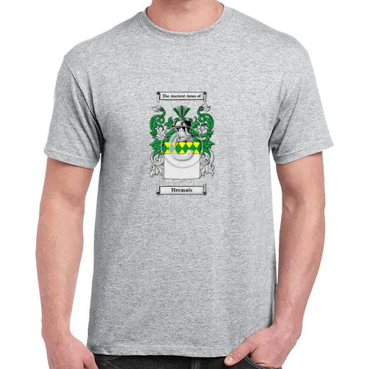 Hermais Grey Coat of Arms T-Shirt