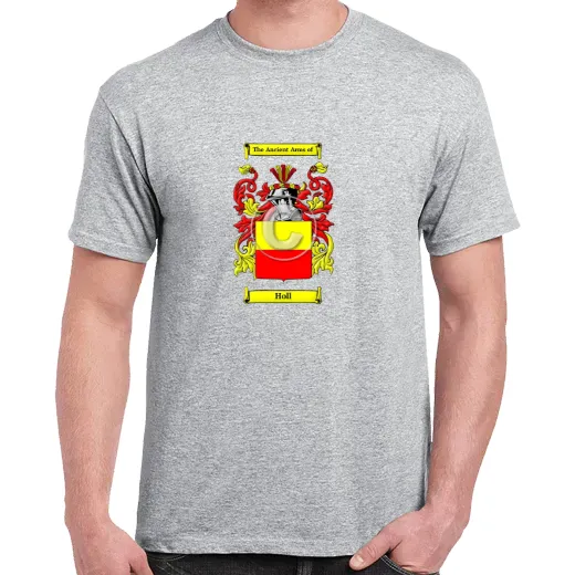 Holl Grey Coat of Arms T-Shirt