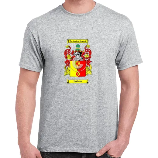 Holloak Grey Coat of Arms T-Shirt
