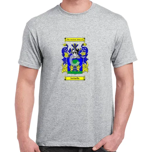 Iovinella Grey Coat of Arms T-Shirt