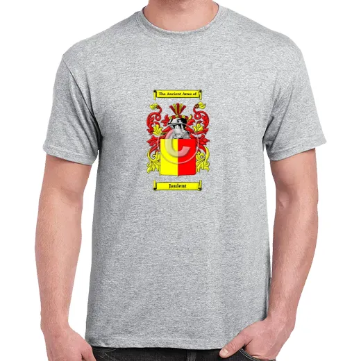 Jaulent Grey Coat of Arms T-Shirt