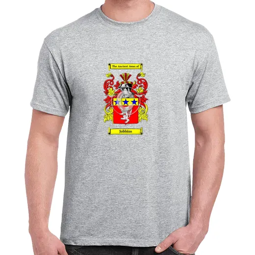 Jobbins Grey Coat of Arms T-Shirt