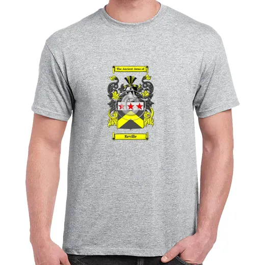 Keville Grey Coat of Arms T-Shirt