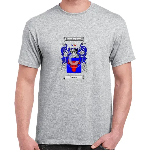 Larson Grey Coat of Arms T-Shirt