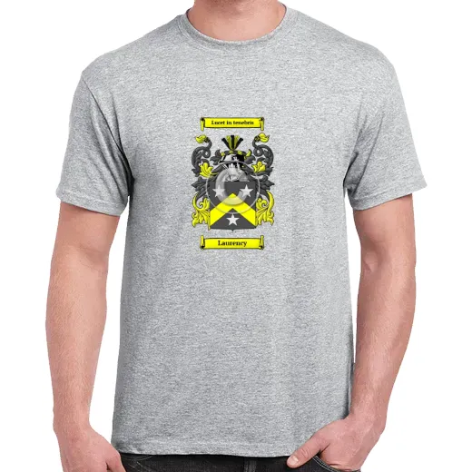 Laurency Grey Coat of Arms T-Shirt