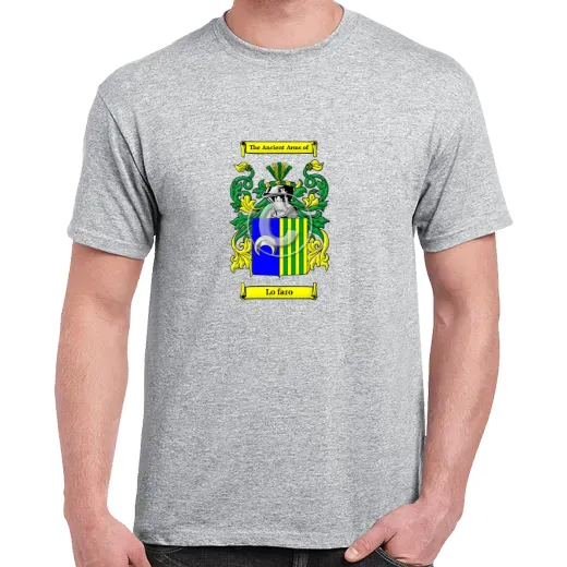 Lo faro Grey Coat of Arms T-Shirt