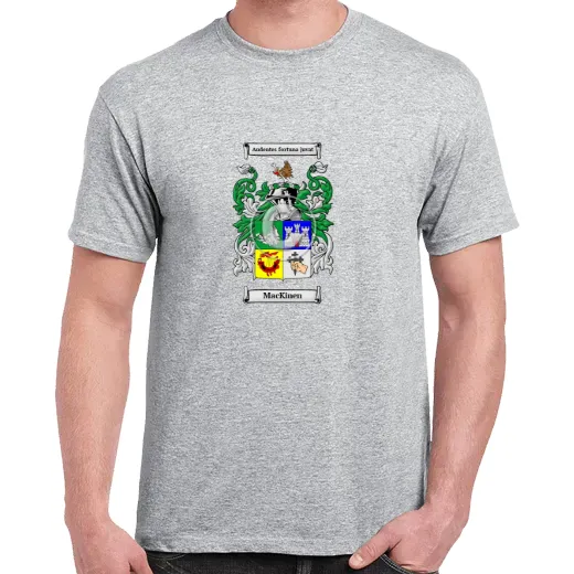 MacKinen Grey Coat of Arms T-Shirt