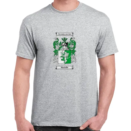 Mariolle Grey Coat of Arms T-Shirt