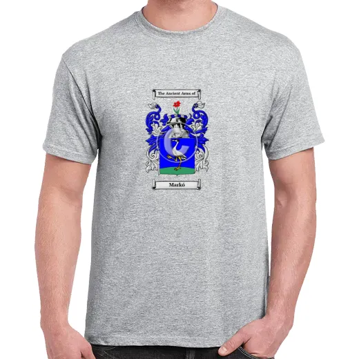 Markó Grey Coat of Arms T-Shirt