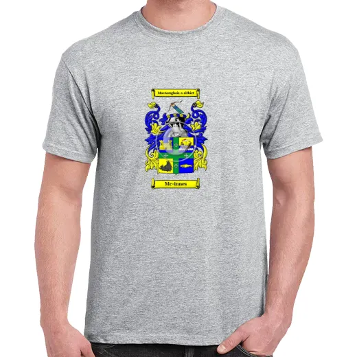 Mc-innes Grey Coat of Arms T-Shirt