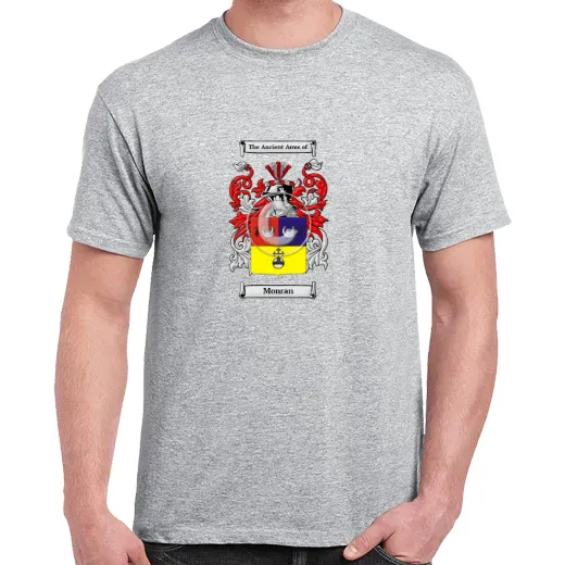 Monran Grey Coat of Arms T-Shirt