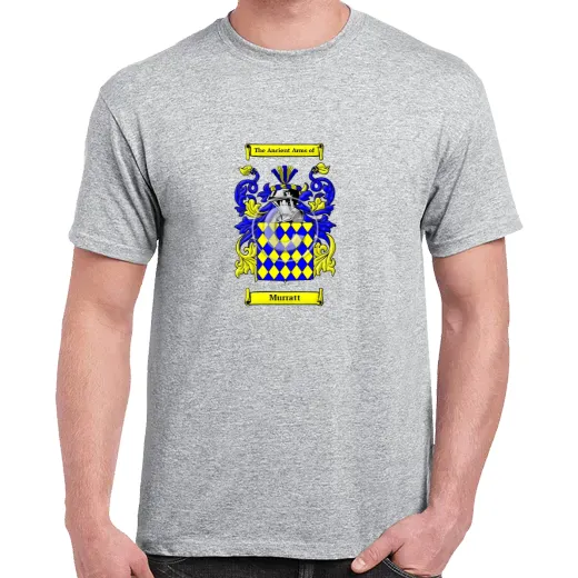 Murratt Grey Coat of Arms T-Shirt