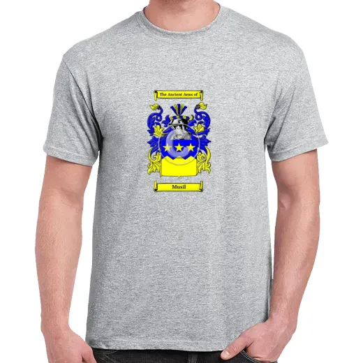 Musil Grey Coat of Arms T-Shirt