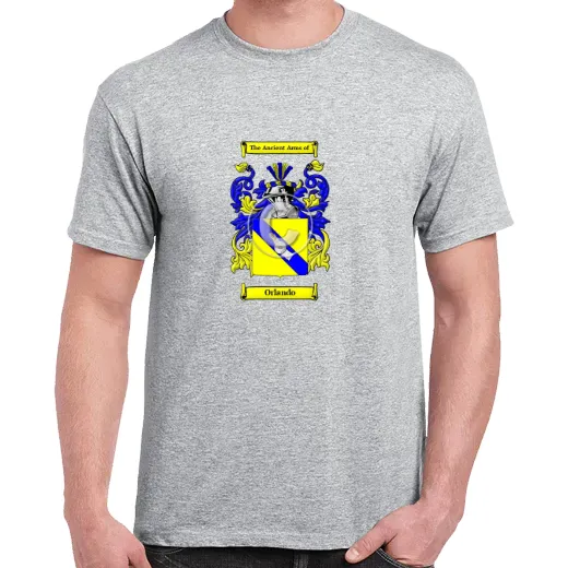 Orlando Grey Coat of Arms T-Shirt