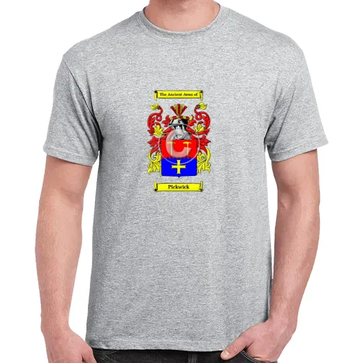 Pickwick Grey Coat of Arms T-Shirt