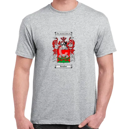 Rember Grey Coat of Arms T-Shirt