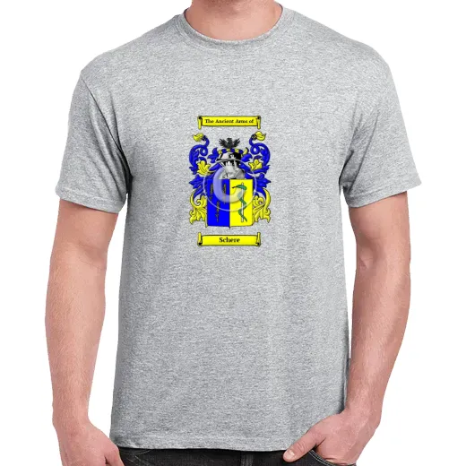 Schere Grey Coat of Arms T-Shirt