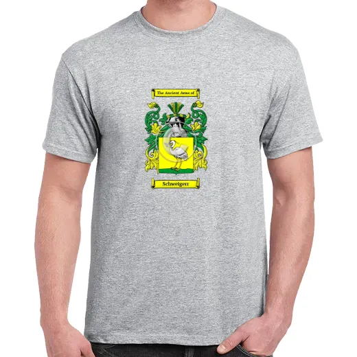 Schweigerr Grey Coat of Arms T-Shirt