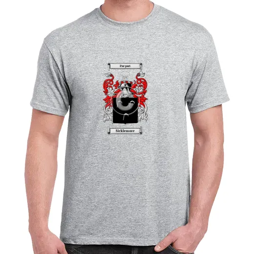 Sicklemore Grey Coat of Arms T-Shirt
