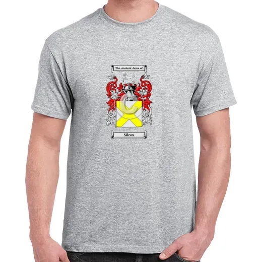 Silcox Grey Coat of Arms T-Shirt