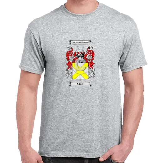 Silcut Grey Coat of Arms T-Shirt