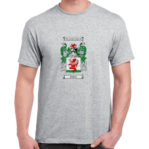 Souers Grey Coat of Arms T-Shirt
