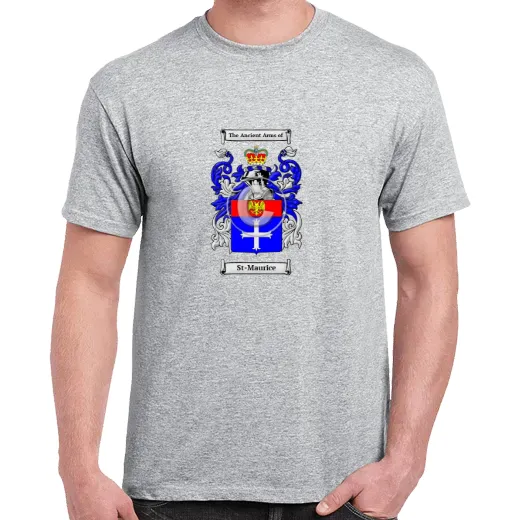 St-Maurice Grey Coat of Arms T-Shirt