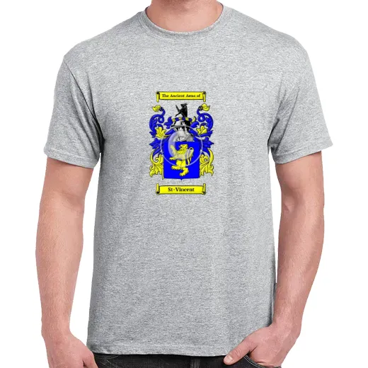 St-Vincent Grey Coat of Arms T-Shirt