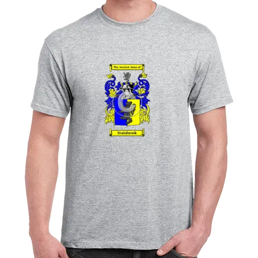 Stainbrook Grey Coat of Arms T-Shirt