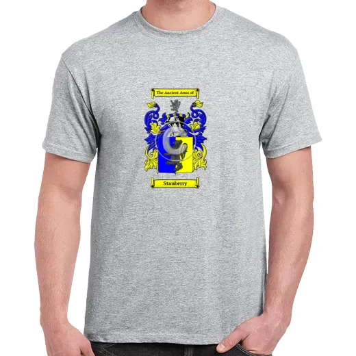 Stanberry Grey Coat of Arms T-Shirt