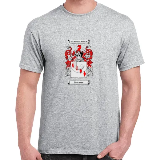 Statman Grey Coat of Arms T-Shirt