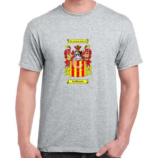 Steffensen Grey Coat of Arms T-Shirt