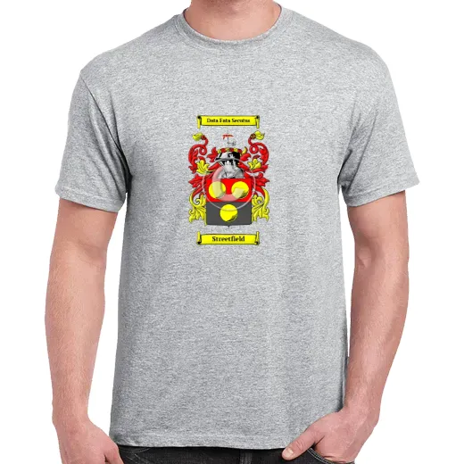 Streetfield Grey Coat of Arms T-Shirt