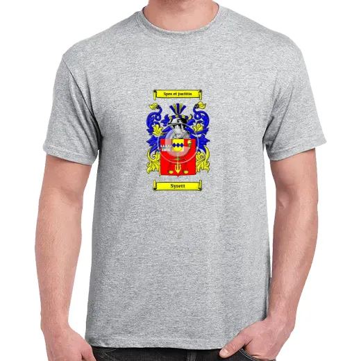 Syrett Grey Coat of Arms T-Shirt