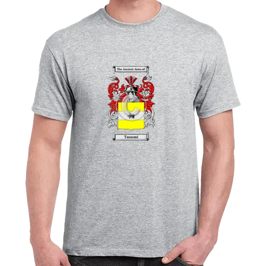 Tassoni Grey Coat of Arms T-Shirt