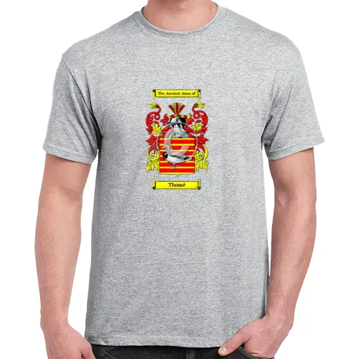 Thomé Grey Coat of Arms T-Shirt