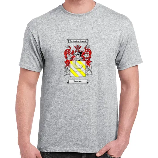 Tomaso Grey Coat of Arms T-Shirt